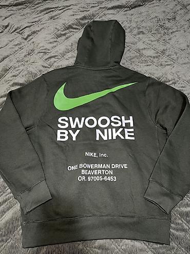 balmain torba: NIKE Club Swoosh graphic backprint hoodie vel. M NOVO IB — 7
