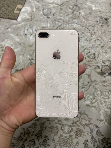 Apple iPhone: IPhone 8 Plus, Б/у, 64 ГБ, Чехол, 100 %
