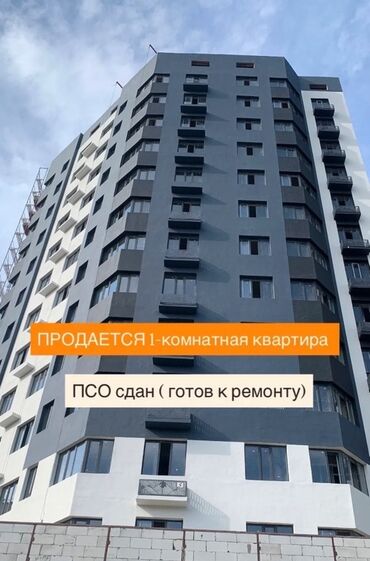 долгосрочные квартиры с подселением: 1 комната, 42 м², Элитка, 12 этаж, ПСО (под самоотделку)