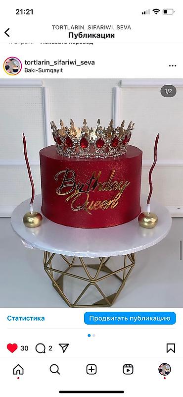 kənd məhsulları: Hər növ tortların sifarişi.Agız dadına görə dəyişilə biləcək dadlar👌😋🎂 — 4