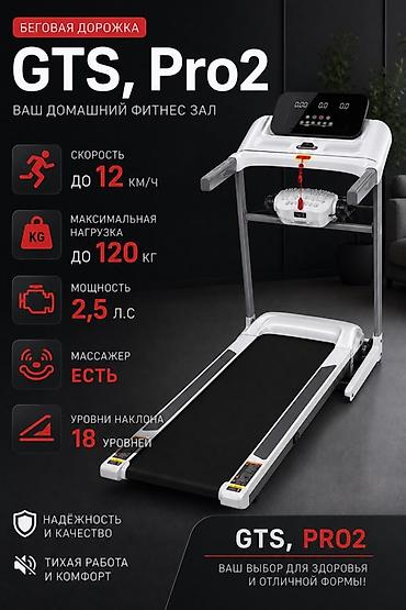 🔥 Беговая дорожка GTS Pro2 Хотите тренироваться дома, не тратя время