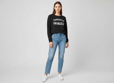 bluzy z odkrytymi ramionami: Sinsay, Women`s sweatshirt, size S