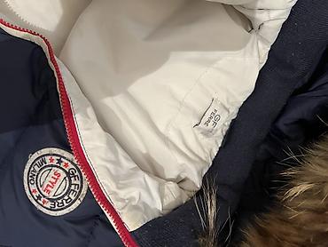 одежда для гор: Детская зимняя куртка GF FERRE (GF FERRE STYLE), тёмно‑синяя. 950сом — 3