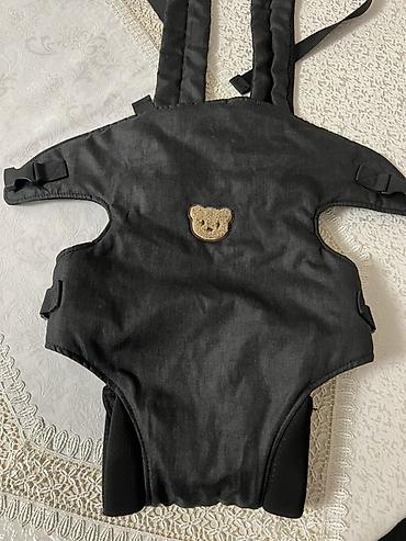 qayiş: Uşaq daşıma kəməri (baby carrier) - Rəng: tünd boz/qara - Ön hissədə — 1