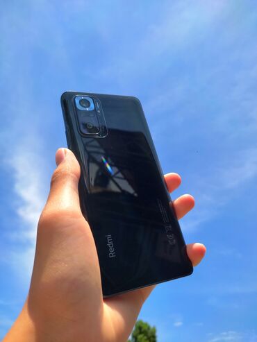 Redmi: Redmi, Redmi Note 10 Pro, Б/у, 128 ГБ, цвет - Черный, 2 SIM