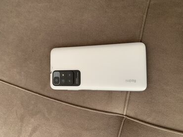 кел кел: Redmi, Redmi 10, Колдонулган, 128 ГБ, түсү - Ак, 1 SIM, 2 SIM, eSIM