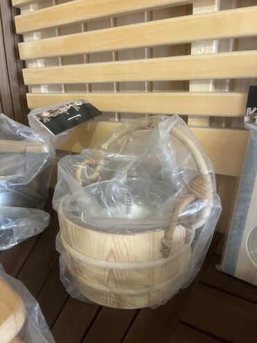 Digər tikinti xidmətləri: Sauna üçün vedrə qaşıq sauna aksesuarı sauna malları — 10