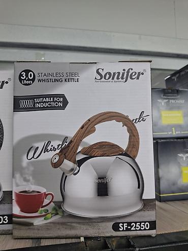 сары булун: Чайник со свистком Sonifer SF‑2550 - Объем: 3,0 л - Материал — 2