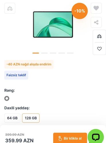 ide hard disk: Honor pad x8a planşeti satılır. 2 illik qızıl zəmanəti var. Dərslərə