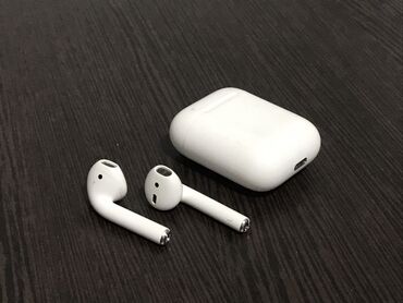 накладные наушники для спорта: Оригинальный Airpods 2