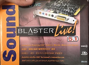 звуковые карты dynamode: Звуковая карта Creative Sound Blaster Live! 5.1 - Поддержка — 1