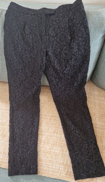 pantalone sa šljokicama: S (EU 36), Normalan struk, Ravne nogavice