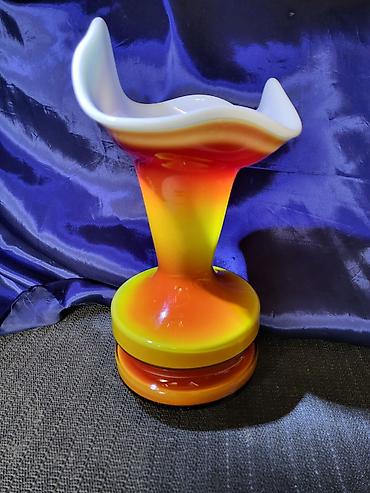 Ostali antikviteti: Vaza Dragan Drobnjak,rucni rad iz 70ih.god. Vaza Dragana Drobnjaka — 7