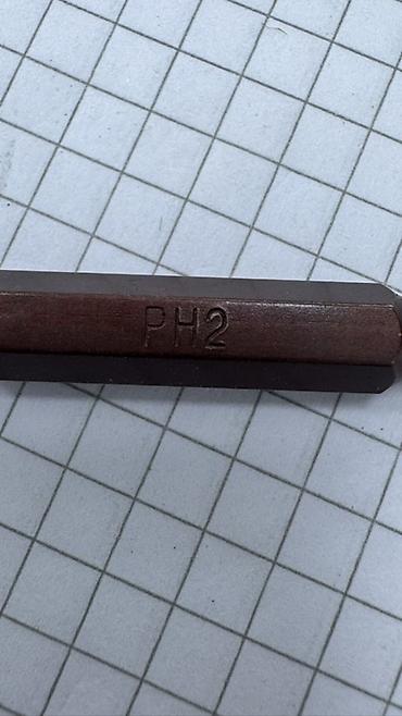 sverlo: PH2 x 65 mm ikitərəfli ucluq dəsti - Tip: Phillips PH2 ucluq - Ölçü — 3