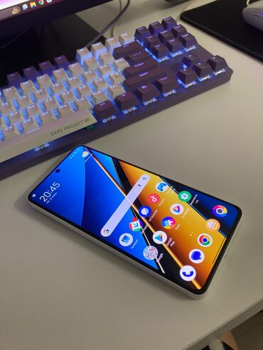 крутой номер телефона: Poco X6, Колдонулган, 256 ГБ, түсү - Ак, 1 SIM