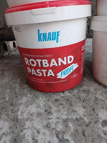 родбанд паста: Knauf Rotband Pasta Profi — готовая финишная шпаклёвка в ведре. - — 1