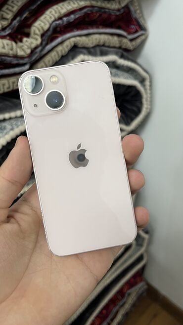 Apple iPhone: IPhone 13 mini, 128 ГБ, Розовый, Зарядное устройство, Защитное стекло, Кабель, 80 %