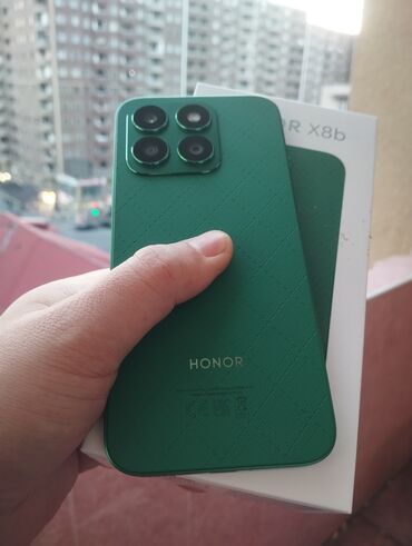 Honor: Honor X8b, 128 GB, rəng - Yaşıl, Sensor, Barmaq izi, İki sim kartlı