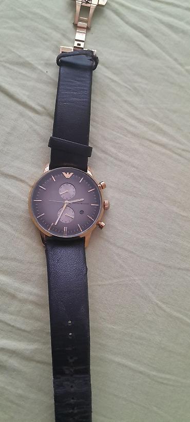 duvar saati: Emporio Armani kişi qol saat - Korpus: qızılı rəng tonlarında — 3