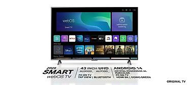Смарт‑телевизор 43" UHD 4K (2025) - Платформа: webOS Smart TV