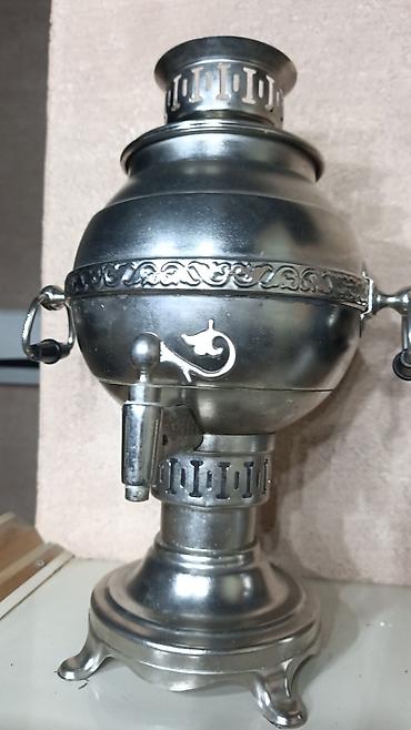 Samovarlar: 1981 ci ilin samovar elektrikdi - Material: parlaq metal — 1