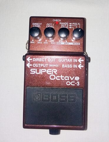 ses guclendiriciler: BOSS OC -3 pedalı satılır