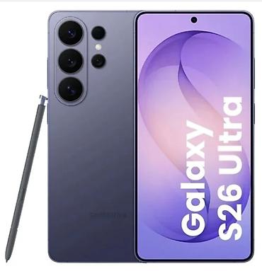 samsun s30: Samsung Galaxy S26 Ultra, 512 GB, rəng - Bənövşəyi, Zəmanət, Sensor, Barmaq izi — 1
