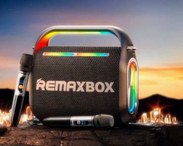 наушники type c: Колонка караоке с микрофоном "REMAX" RB-M65 Портативная колонка