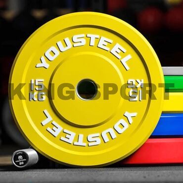 гантели металлические: ▪️ Блины YOUSTEEL 💪 ▪️ За 1 кг 280 с ▪️ 15 кг + 15 кг = 30 кг 8400