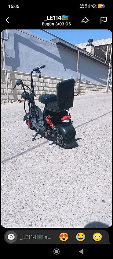 elektro maped: Electric bike 55-60 sürət heçbir problemi yoxdur 1-2-3 skorus arxa — 7