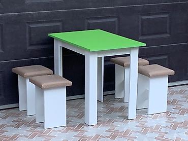 Masa və oturacaq dəstləri: Mətbəx üçün, 4 stul — 5