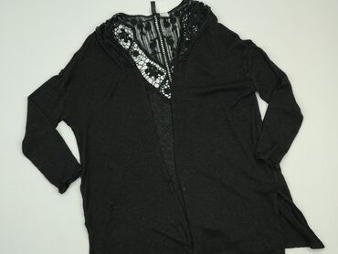 czarne t shirty damskie w serek: Knitwear, H&M, S (EU 36), condition - Good
