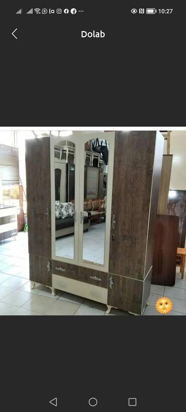 Dolablar: Yeni, Açılan, 4 qapılı Düz dolab, Dolab-asılqan, Türkiyə — 19