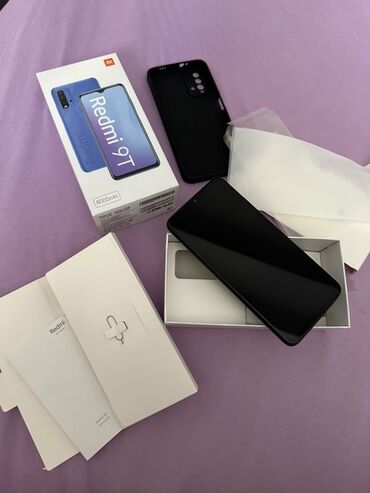 sip телефон: Redmi, Redmi 9T, 128 ГБ, түсү - Кара, 2 SIM