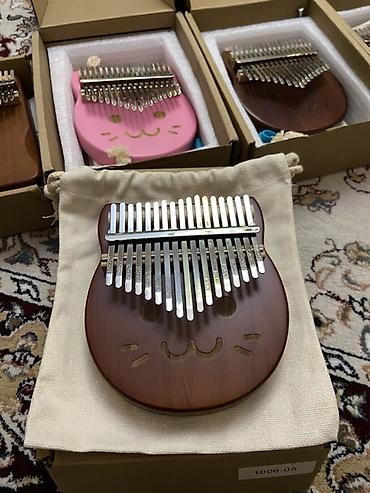 Kalimbalar: Kalimba. Əla vəziyyətdə, yeni Pişik formalı yüksək keyfiyyətli — 1
