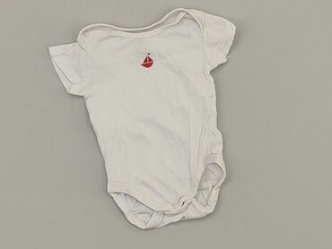 body niemowlęce białe: Body, H&M, 0-3 m, 
stan - Bardzo dobry