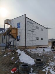 участок с домом купить: Таунхаус, 120 кв. м, 4 бөлмө, Менчик ээси, ПСО (өз алдынча бүтүрүү)