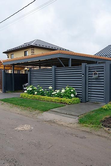 Навесы: Навес, Арочный, Металл, Поликарбонат — 14