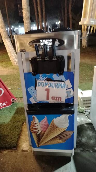 Dondurma aparatları: Dondurma aparatı 3 aydı almışam hazır parkda qoyulub. İstəyən olsa