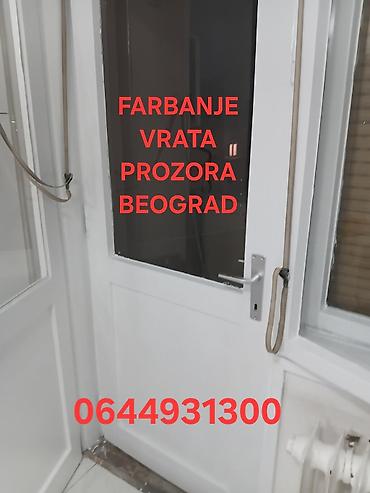 Vrata: Usluga farbanja vrata i prozora – Beograd - Profesionalno farbanje — 8