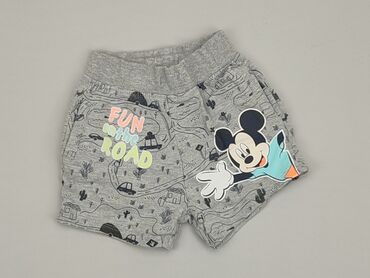 legginsy bawełniane w kwiaty: Shorts, Disney, 9-12 months, condition - Very good