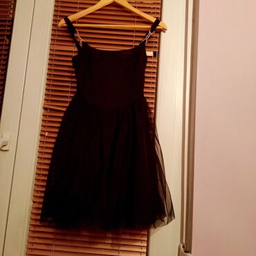 Dresses: S (EU 36), color - Black, Evening, With the straps