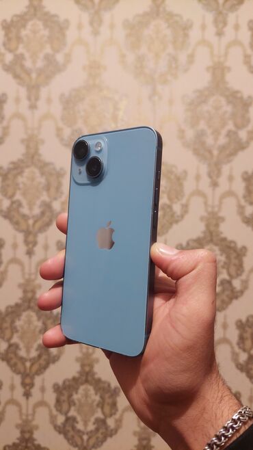 iphone quba: IPhone 14, 128 GB, Mavi, Simsiz şarj, Face ID