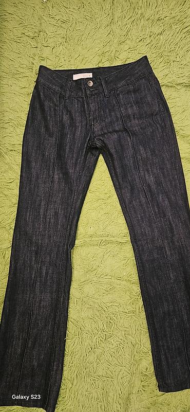 dsquared pantalone: ZARA nove zenske farmerice ravnog kroja, bez etikete 34 — 2