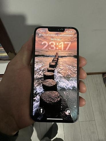 Apple iPhone: IPhone 13 Pro, Б/у, 128 ГБ, Midnight, Чехол, 76 % — 4