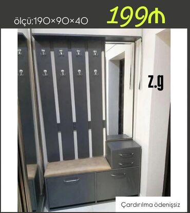 *Dəhliz Dolabı 199Azn* ✔️Material Rusiya İstehsalı Laminat 18/lik