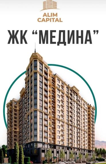 рахманалиева динара: 1 комната, 43 м², Элитка, 11 этаж, ПСО (под самоотделку)