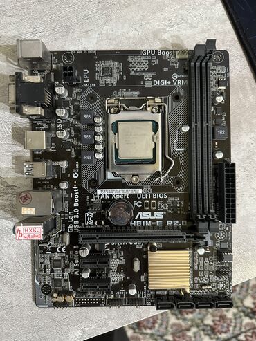 Материнские платы: Материнская плата, Б/у, Asus, LGA1151 v2, Micro-ATX, Для ПК