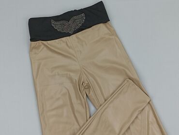 krótkie getry pod sukienkę: Legginsy Ze skóry ekologicznej damskie, rozmiar S