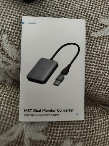 notebook: HUB ХАБ Разветвлитель Адаптер HAGiBiS MST Dual Monitor Converter — USB — 1